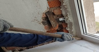 Демонтаж оконных откосов по выгодной цене от 517 руб. в Новокуйбышевске - Сварной-Нвб